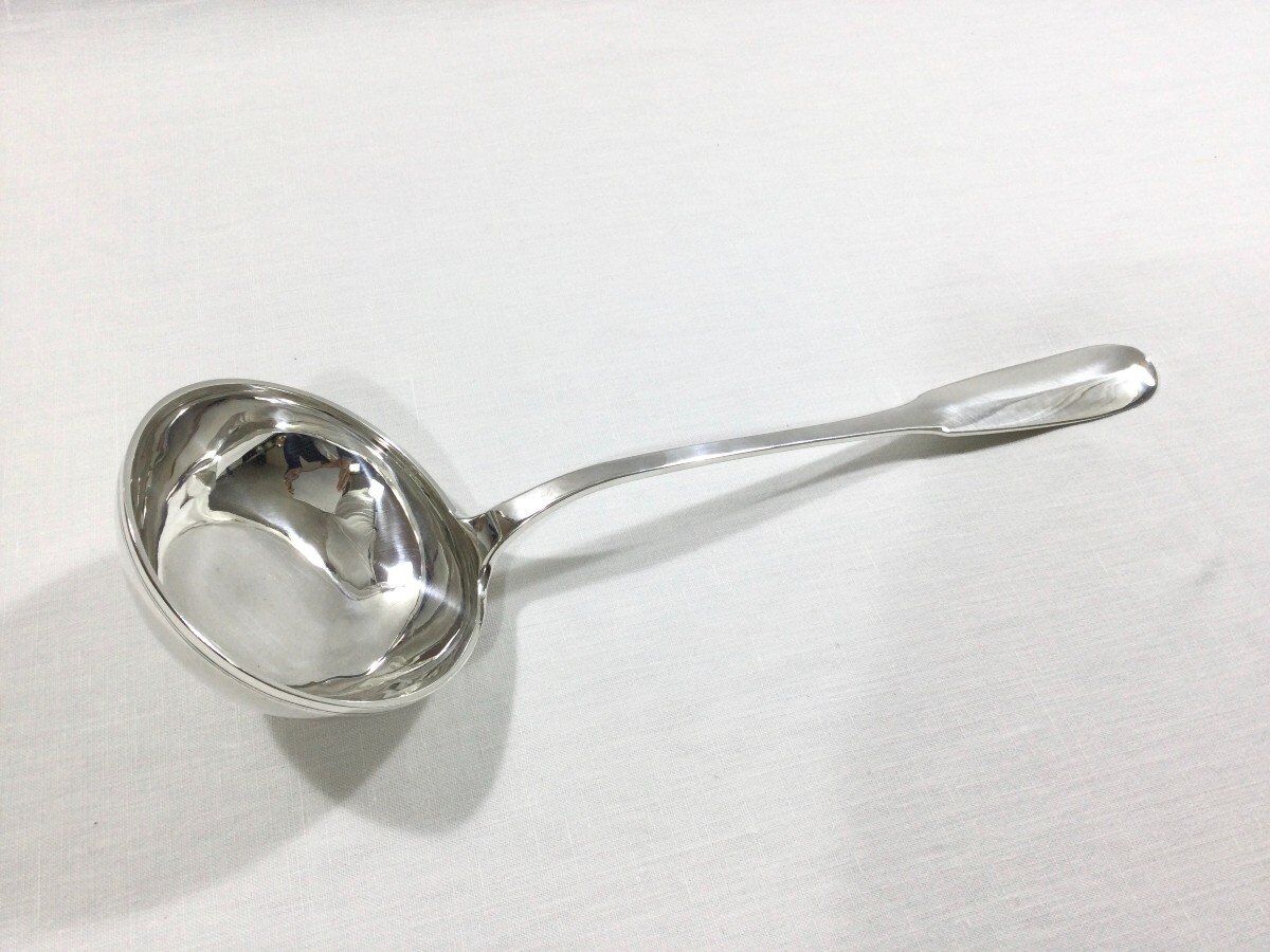 Louche argent 1 er coq vieux paris