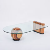 Table basse italienne des années 1970 par Massimo et Lella Vignelli pour Casigliani