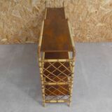 Rattan console shelf sideboard