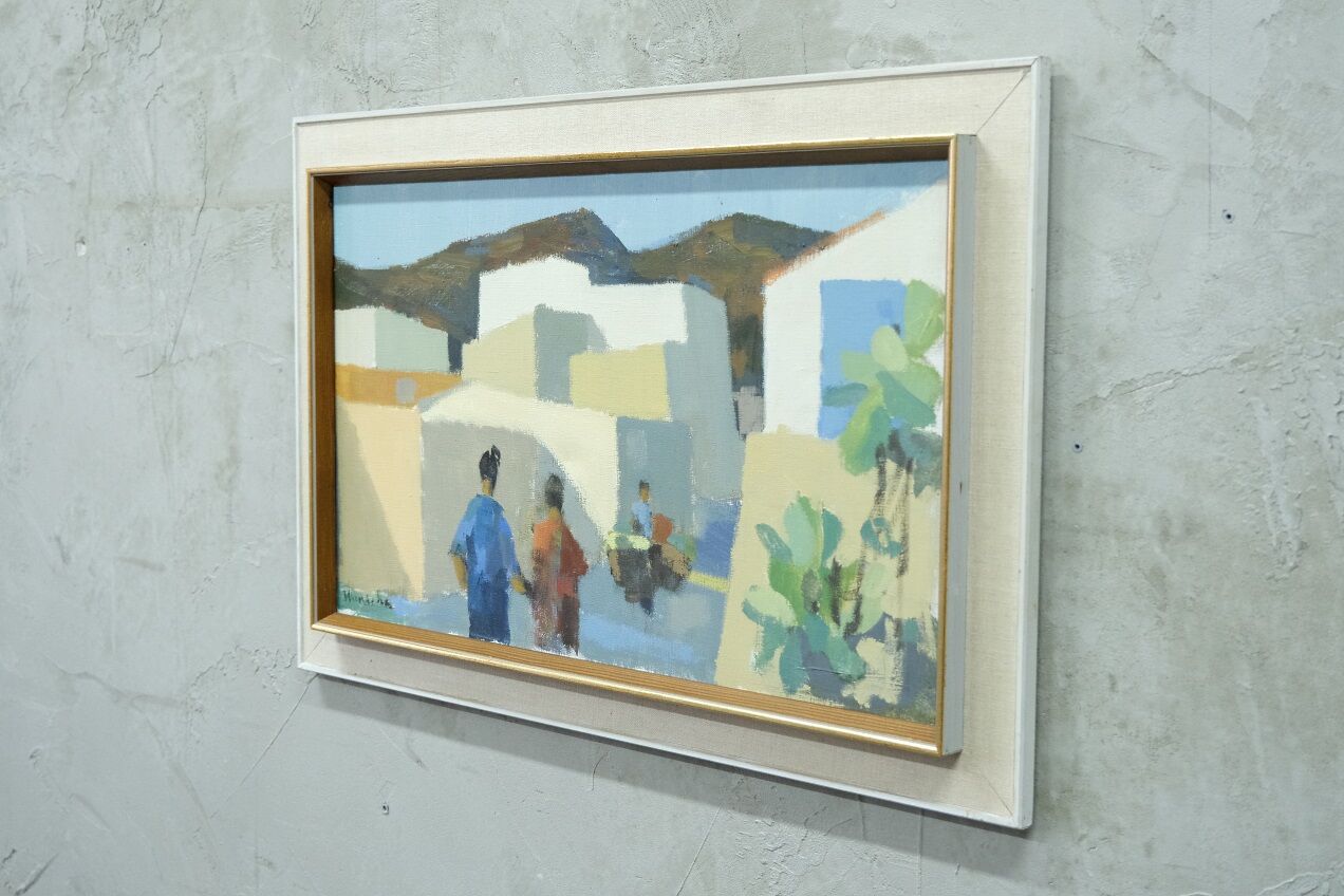 Stig Wernheden, Scandinavian Modern Landscape, 1960s, Oil on Canvas, Framed