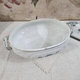 Small iron clay soup tureen