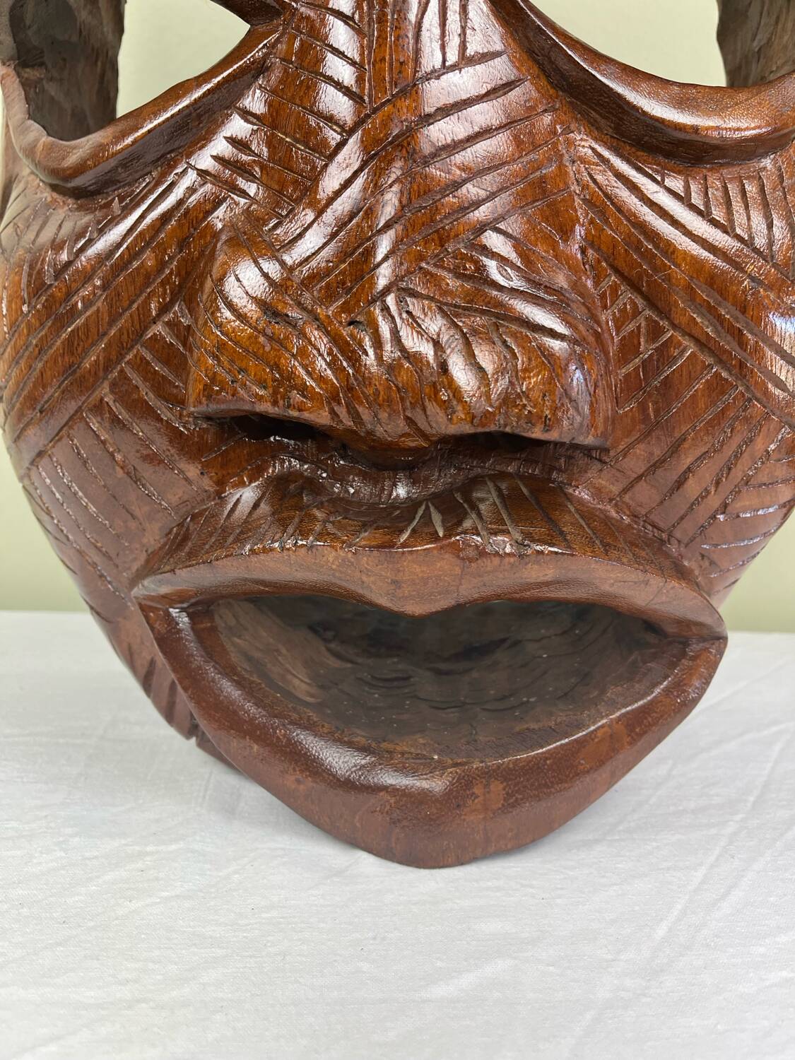 Large African handcrafted mask