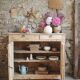 Wooden country-style sideboard