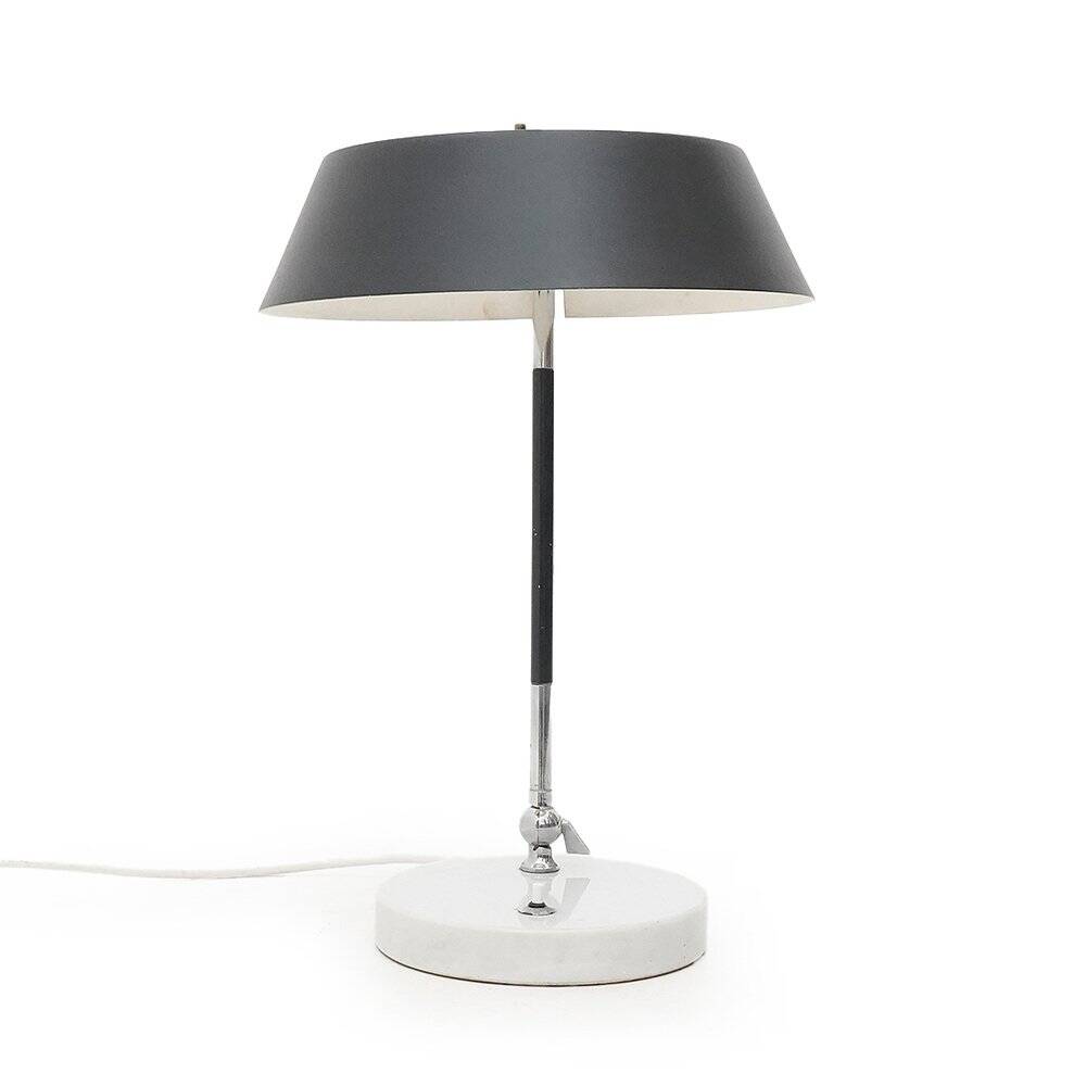 Table lamp by Stilux with a marble base, 1950s.