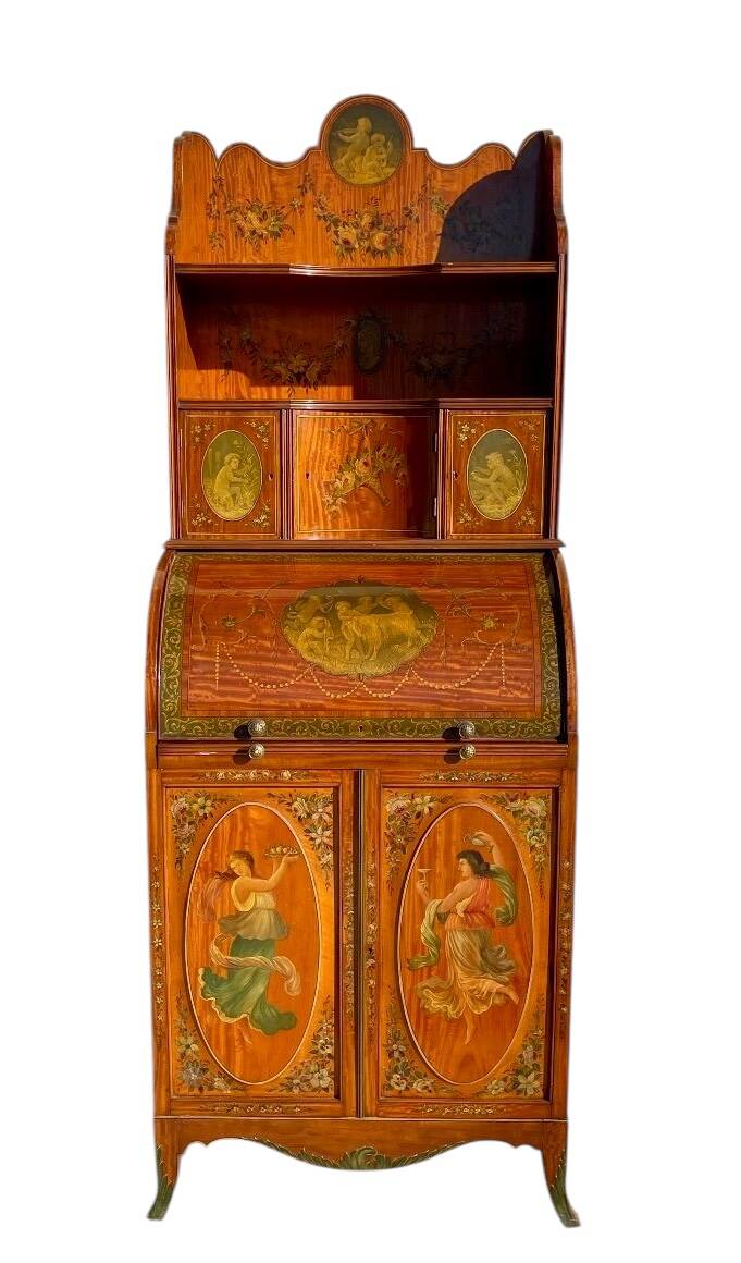 Marquetry sideboard by Hobbs & Co. London