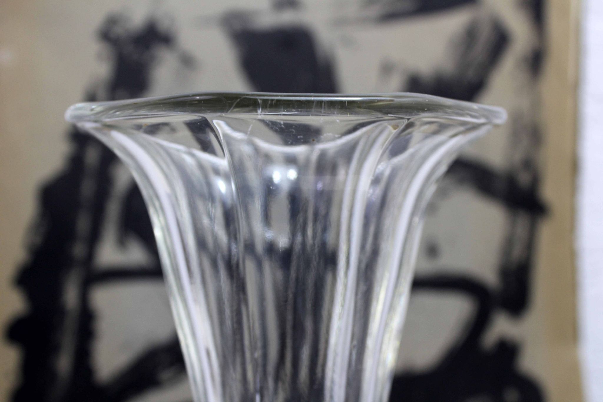 Vase Art Deco en verre
