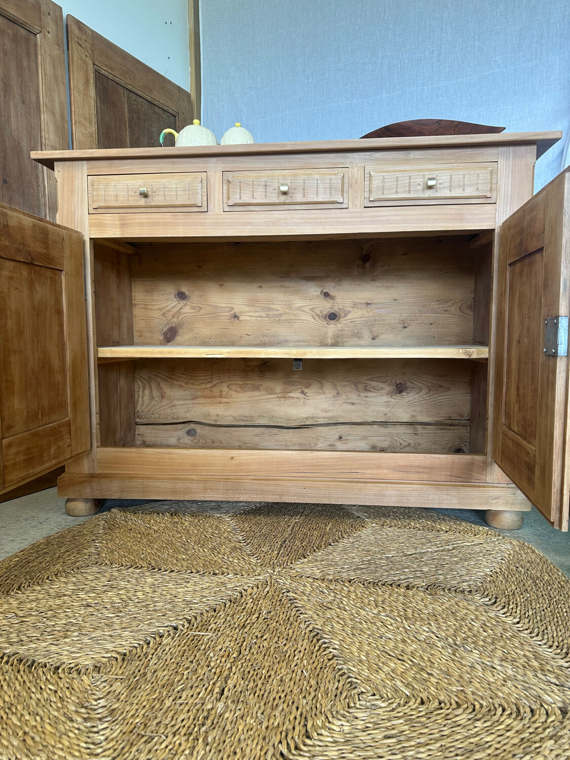 Antique solid cherry wood furniture