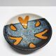 Rare set of three Elchinger Atelier ceramic bowls. France, 1950.