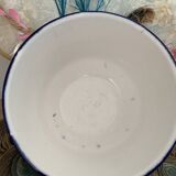 Vintage hard blue & white ceramic bowl - Anfora: art from Madagascar - TBEG!