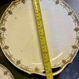 Service à dessert en porcelaine de limoges 13 pièces