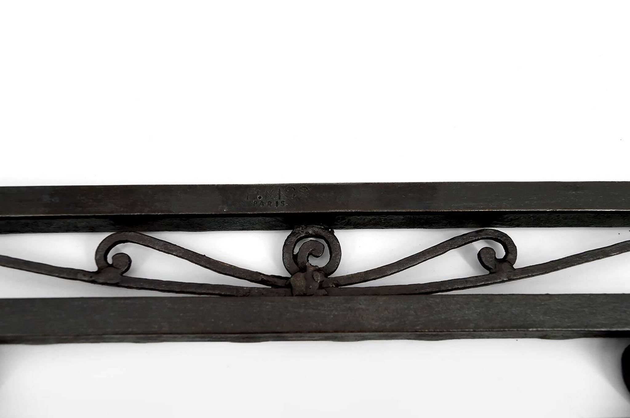 Art Deco wrought iron mirror – Paul Kiss, Paris, circa 1930