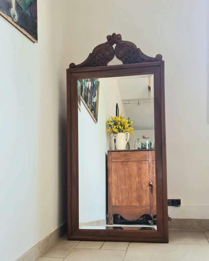 Beveled mirror 50s