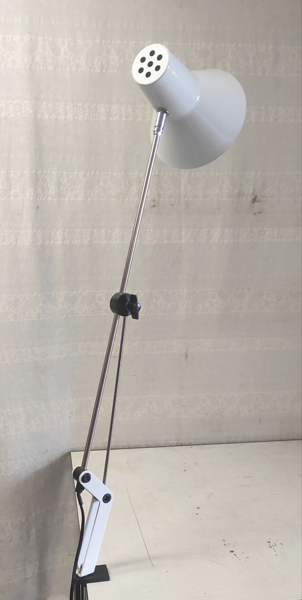 Lampe articulée type architecte en métal - années 80