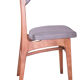 Ensemble de 4 chaises retapissées