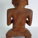 Vintage Luba carved wooden stool