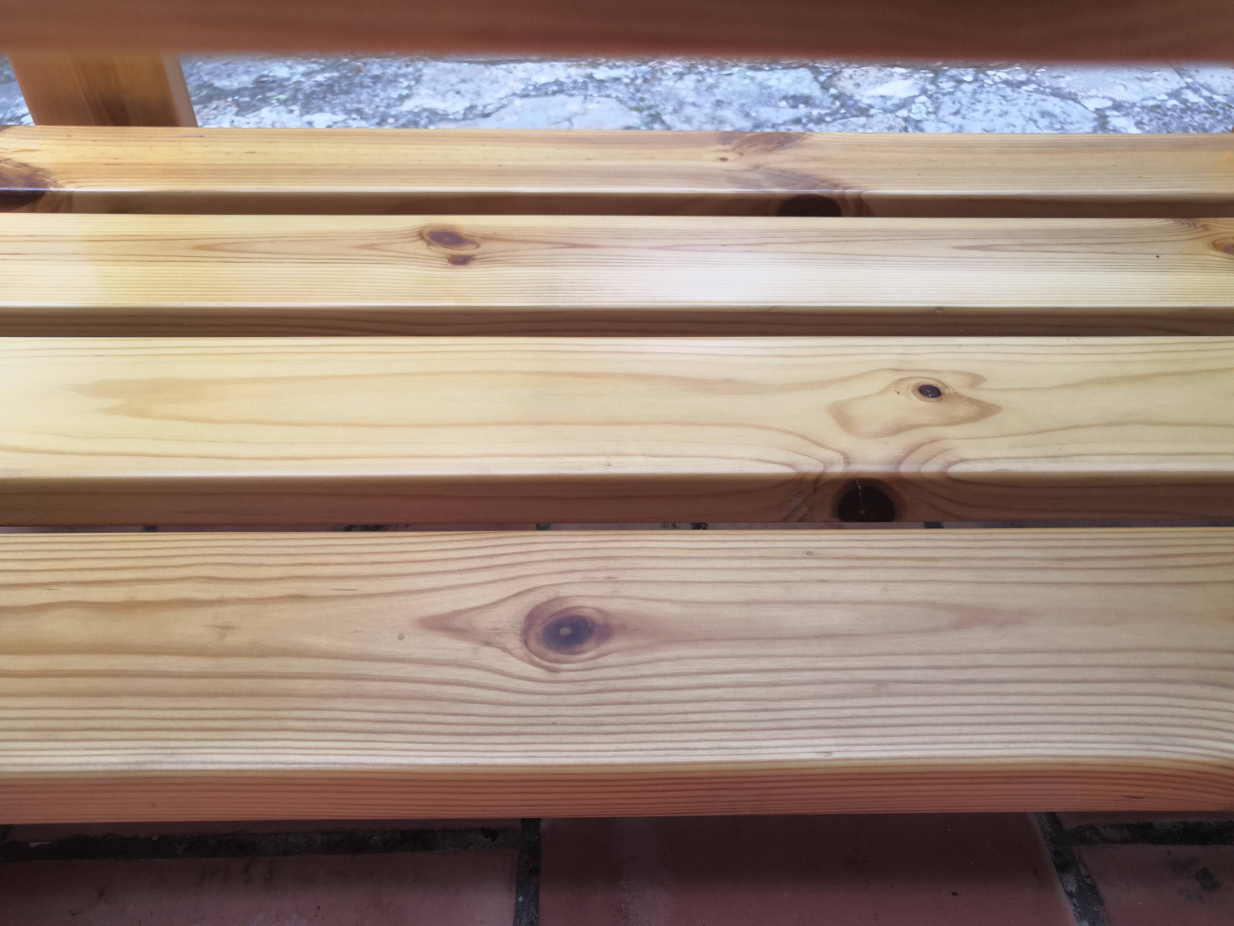 Solid pine coffee table dlg regain 70s vintage