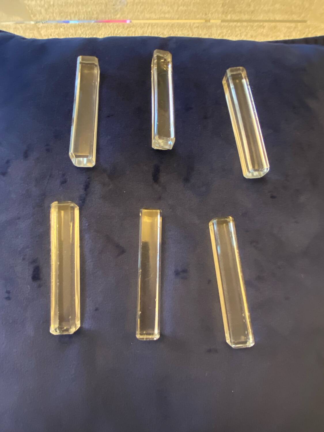 Lot de 6 porte couteaux vintage baccarat