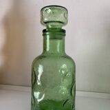 Carafe verrre soufflé dépoli  style empoli