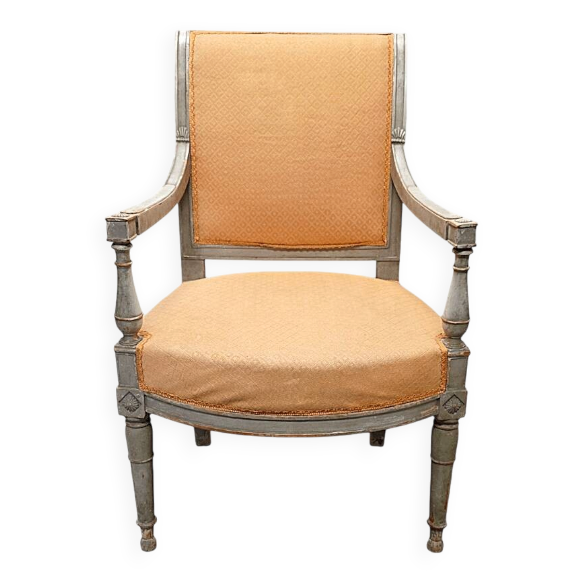 Antique French Louis XVI Armchair, late 1700s