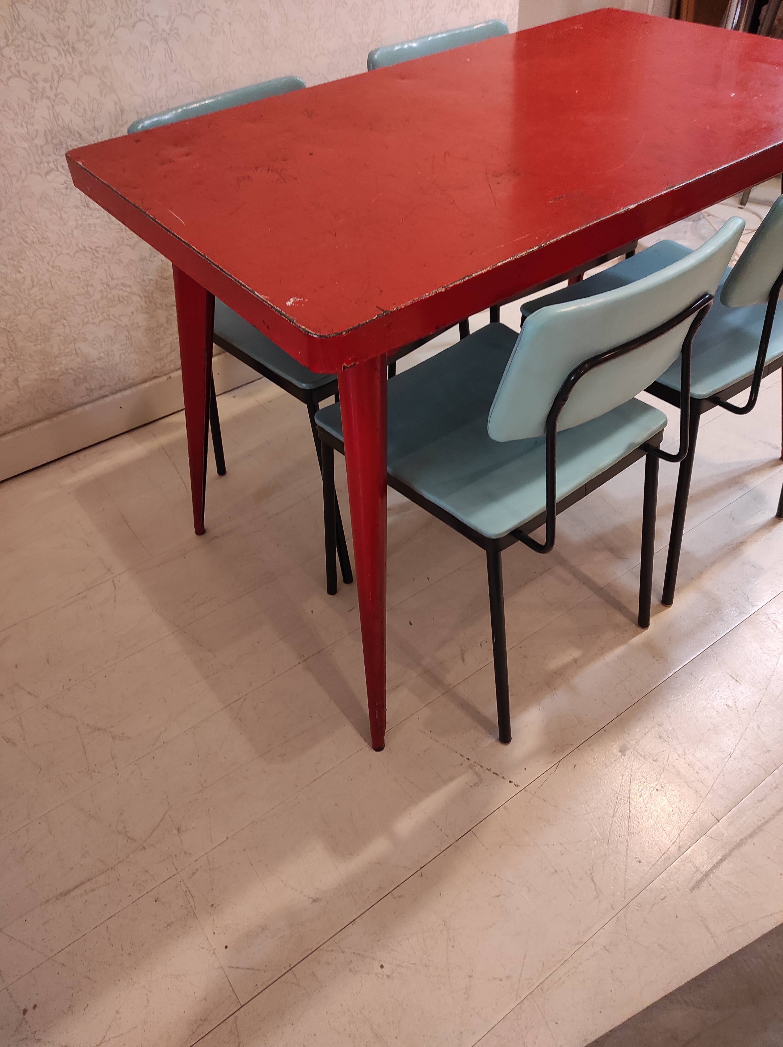 Tolix Industrial Table