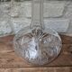 Antique cut crystal decanter with stopper.