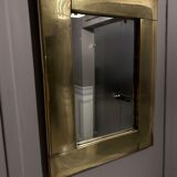 Brass mirror, 41x30 cm