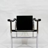 Pair of LC1 armchairs, LeCorbusier, Perriand, Jeanneret, ed.Cassina
