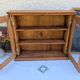 Small Wall Display Cabinet Pine Chalet Mountain Vintage Decor 60s 70s