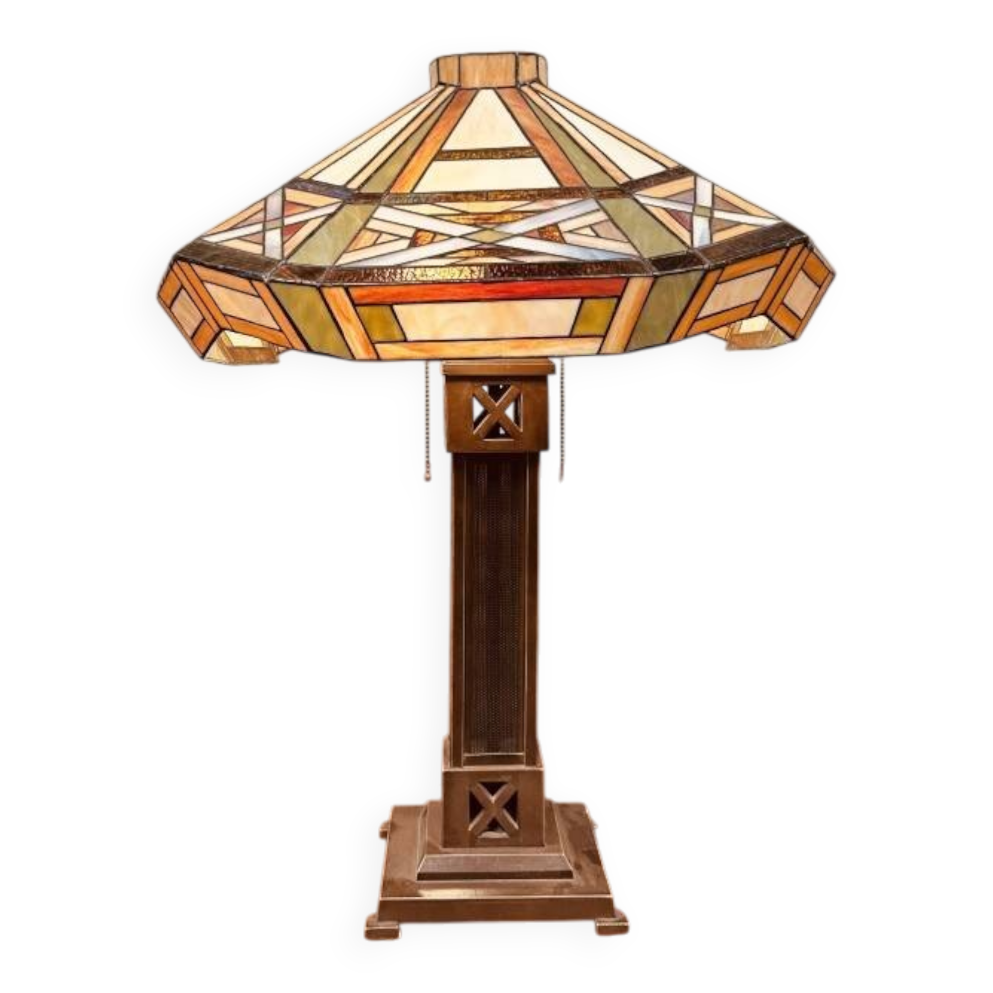 English Tiffany Table Lamp