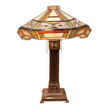 English Tiffany Table Lamp
