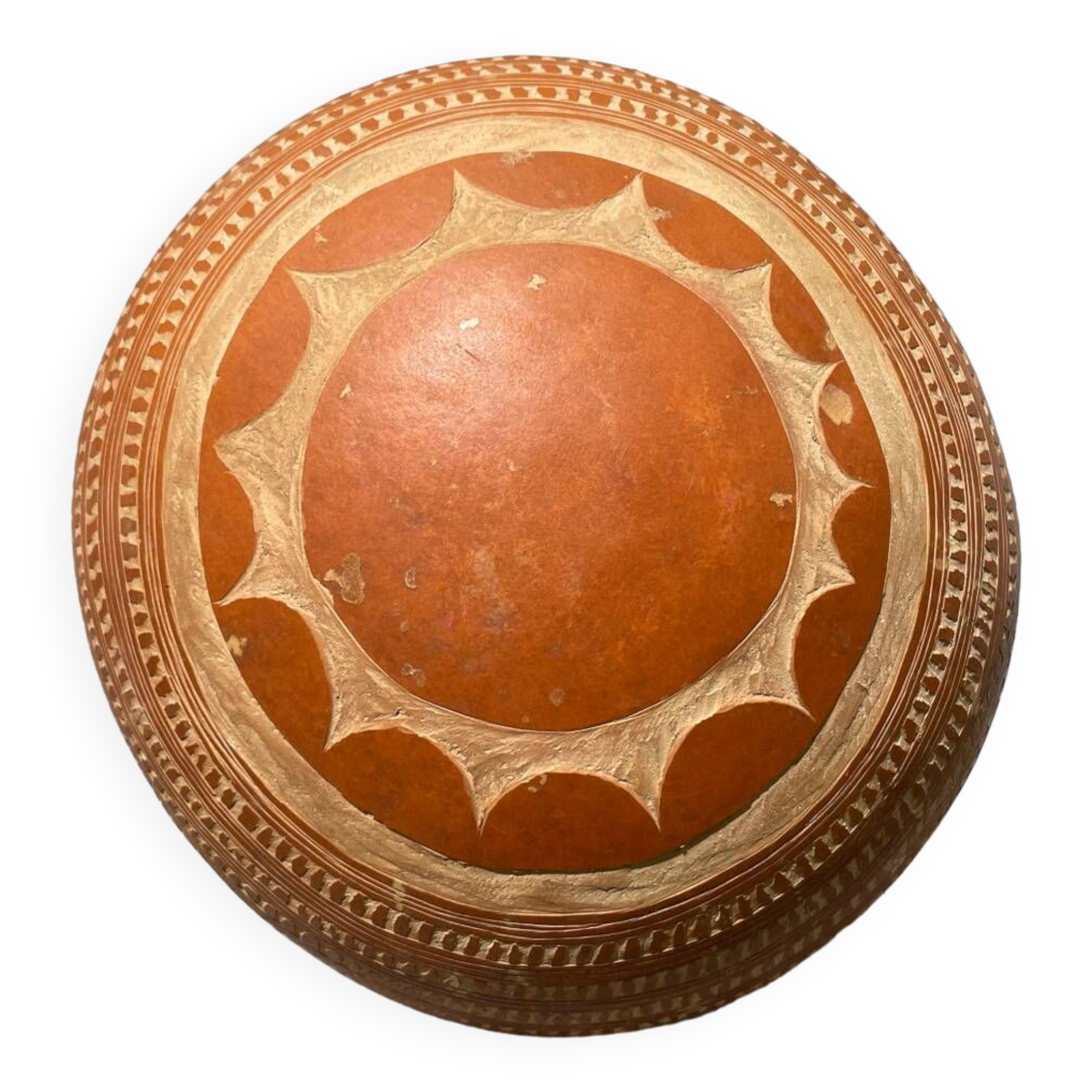 Ethnic wall calabash