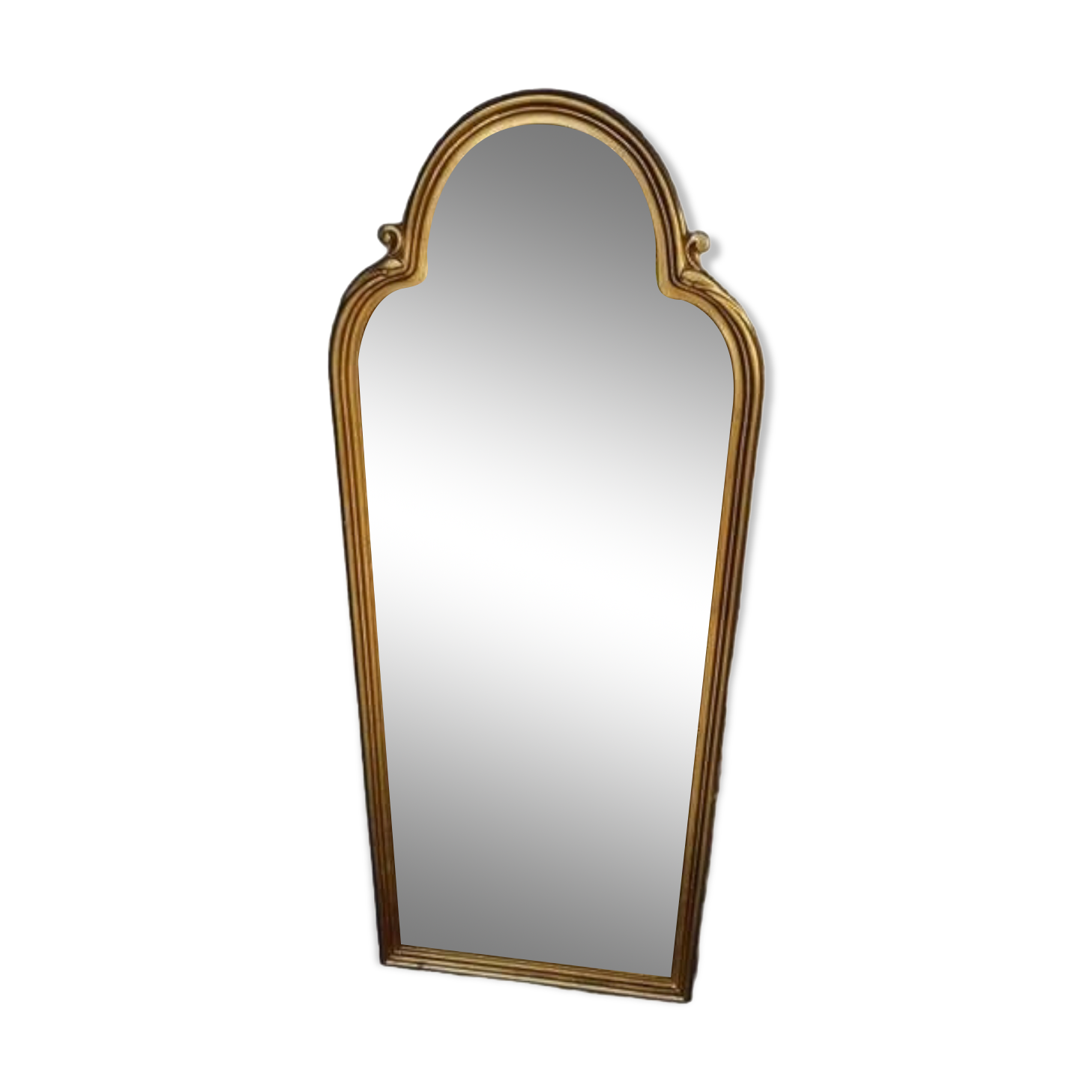 Gilded wood mirror from the 1960s - 100cm