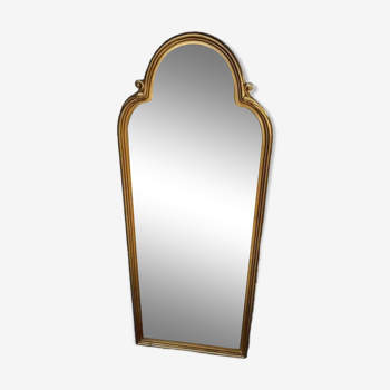 Gilded wood mirror from the 1960s - 100cm