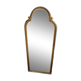 Gilded wood mirror from the 1960s - 100cm