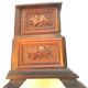 Jewelry box Sculpture Wood Black Forest, 3 compartments, Cabinet Napoléon III