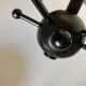 Pair of black space age sputnik coat racks