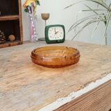 Vintage amber ashtray 60-70s