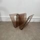 Smoked Plexiglas magazine rack Michel Dumas