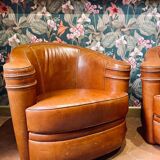 Fauteuil pivotant Romeo by Claude Dalle
