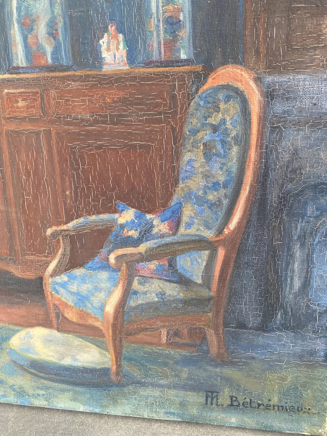 Interior bedroom painting