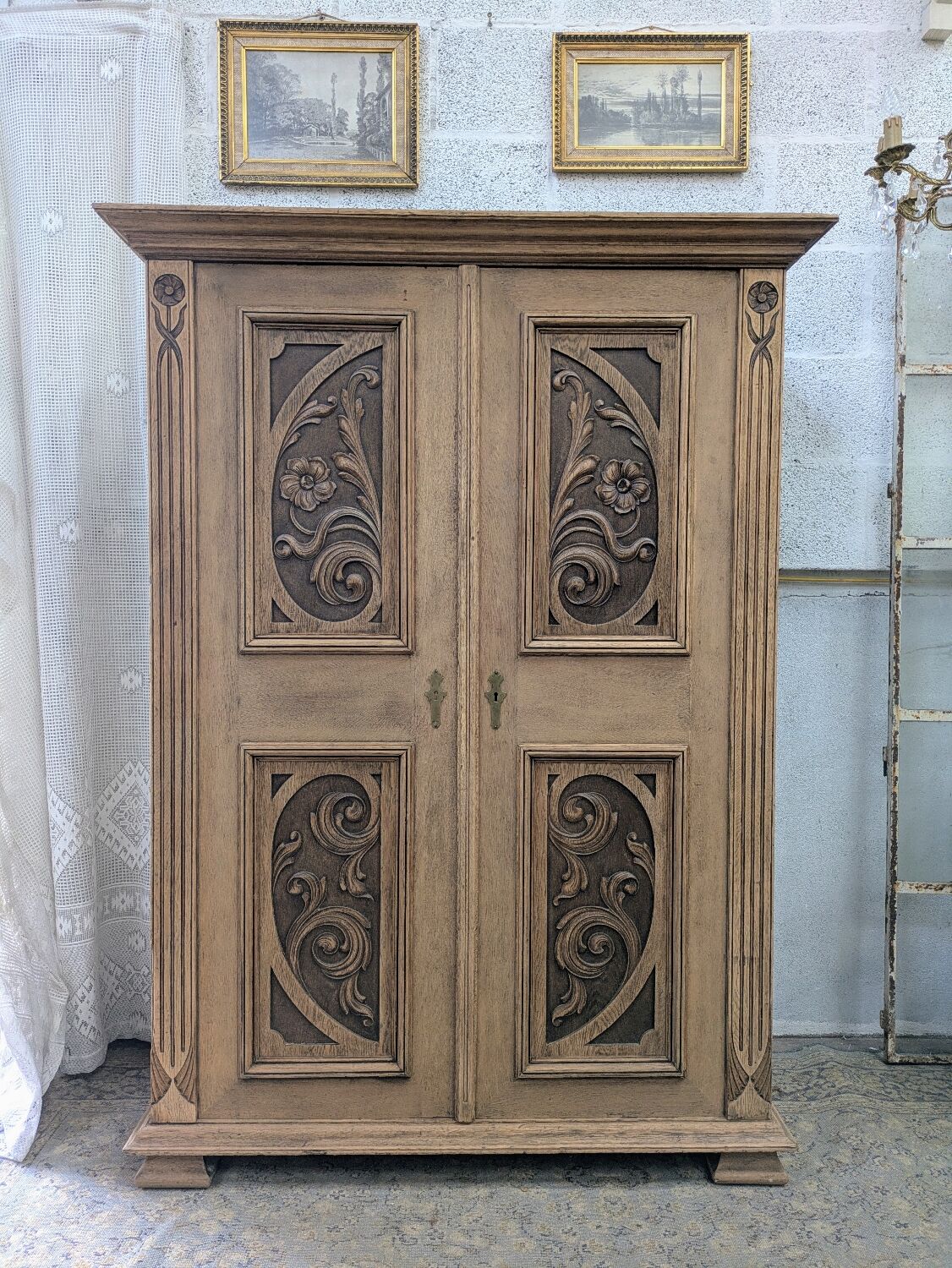 Small antique wardrobe