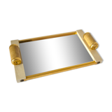 Mirror tray wood and metal