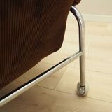 Corduroy armchair, Swedish design, 1960s, production: Sweden