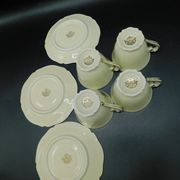 Coffee cups - Royal factory of Limoges D'Artois