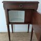 Louis XVI style bedside cabinet signed