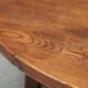 Dining table or Spanish centre table in solid wood and wrought iron from the mid-20th century.