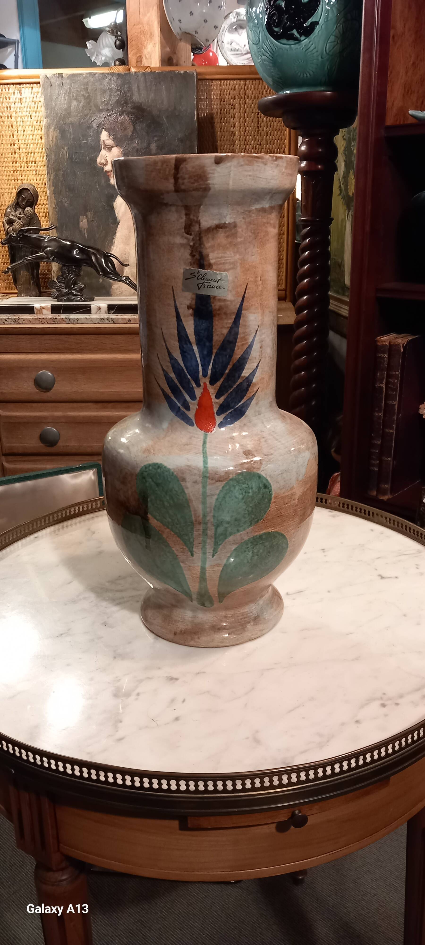 Large st clement flower vase