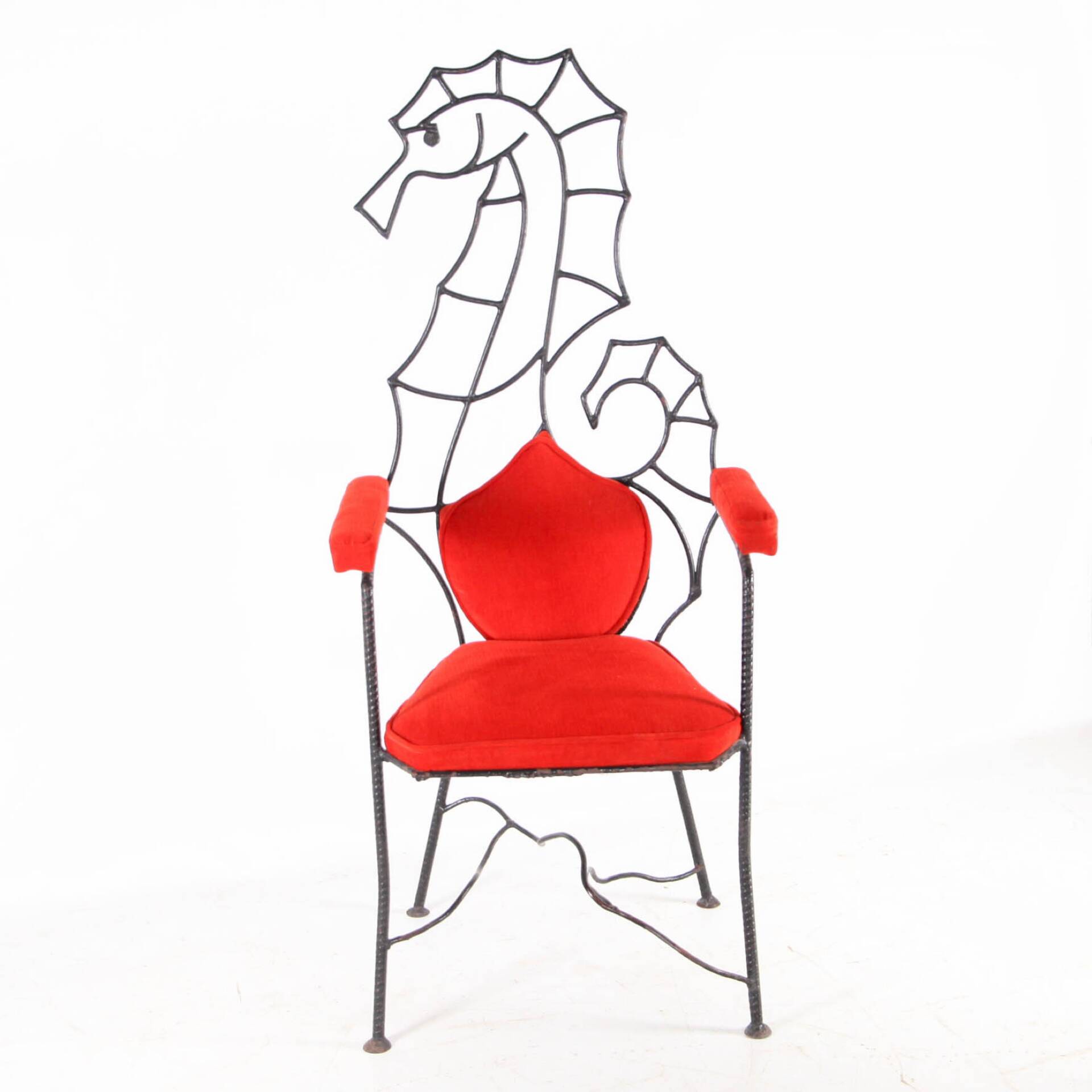 Fauteuil en fer « hippocampe »