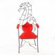 Fauteuil en fer « hippocampe »