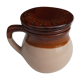 Mug tea in earthenware